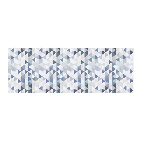Covor din vinilin Floorart Diamante Azul, 50 x 140 cm