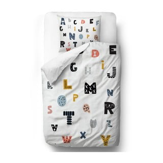Lenjerie de pat din bumbac Butter Kings ABCD, 140 x 200 cm