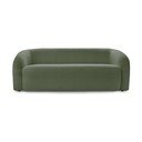 Canapea verde cu tapițerie din țesătură bouclé 193 cm Elina – Bobochic Paris