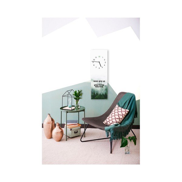 Ceas de perete Styler Glassclock Great Things, 20 x 60 cm-image-2