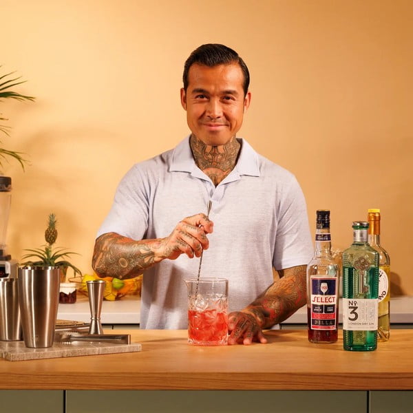 Set de preparare cocktailuri din oțel inoxidabil Bar in Box – VacuVin-image-4