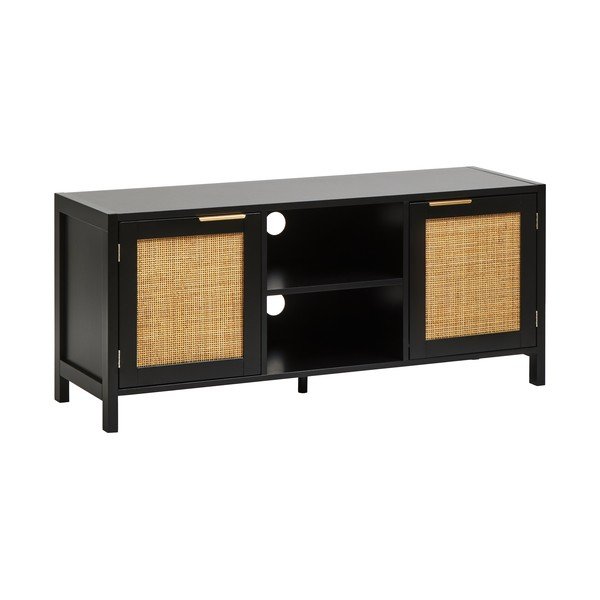 Comodă TV neagră 120x52x38 cm Sherman – Premier Housewares