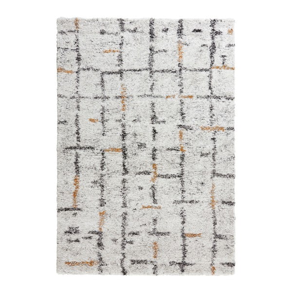 Covor Mint Rugs Grid, 200 x 290 cm, crem