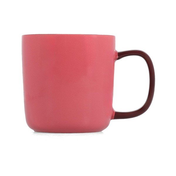 Cană roz new bone china 370 ml Mae – ONA