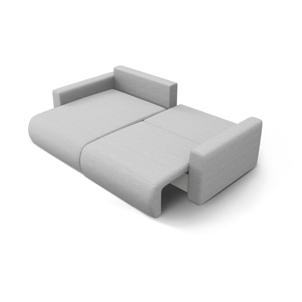 Colțar gri deschis extensibil, cu spațiu de depozitare Belfast – Cosmopolitan Design-image-3