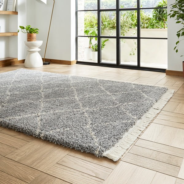 Covor tip traversă gri 60x230 cm Boho – Think Rugs-image-2