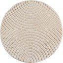 Covor crem rotund ø 200 cm Art 1122 – Ayyildiz Carpets