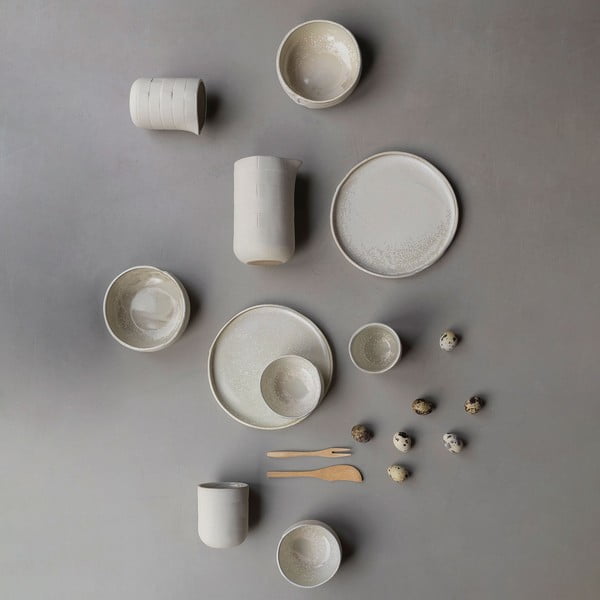 Căni albe 2 buc. din piatră 0.3 l Sand Grain – Mette Ditmer Denmark-image-3