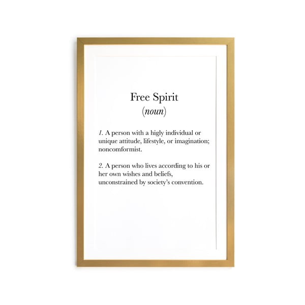 Tablou/poster înrămat Really Nice Things Free Spirit, 40 x 60 cm