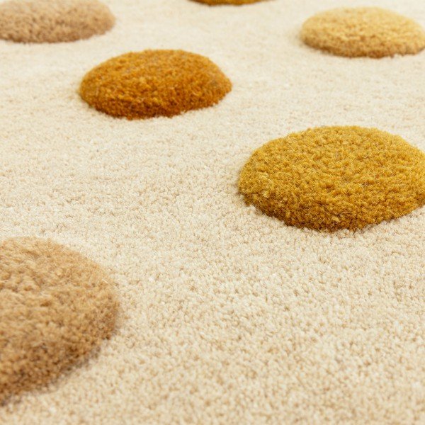 Covor galben handmade din lână 160x230 cm Dotty – Asiatic Carpets-image-4