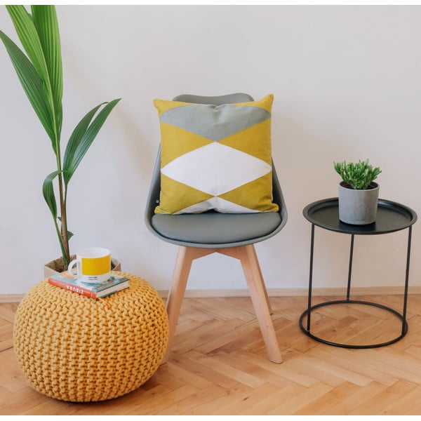 Set 2 scaune cu picioare din lemn de fag Bonami Essentials Retro, gri-image-1