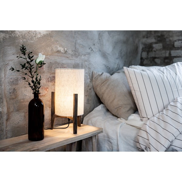 Veioză bej cu abajur textil (înălțime 39 cm) Eruca – Markslöjd-image-1