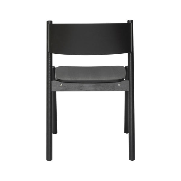 Scaun dining din stejar negru Oblique - Hübsch-image-3