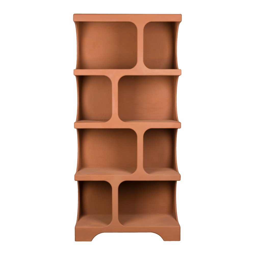 Bibliotecă teracotă 85x180x37 cm Dundee – Dutchbone