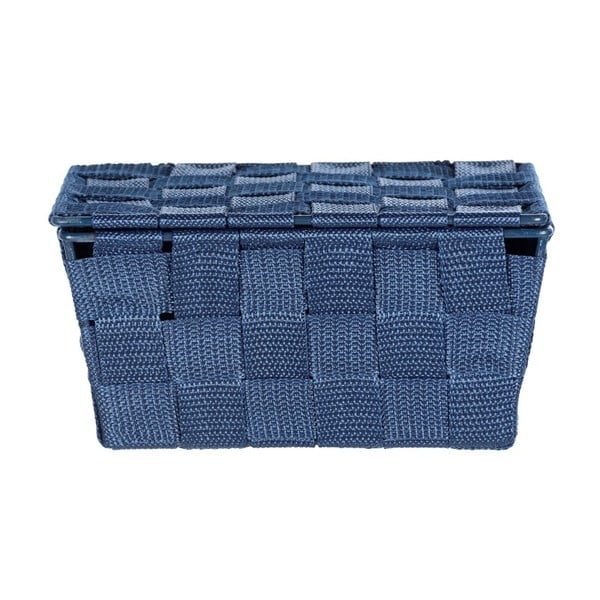 Coș cu capac Wenko Adria, albastru închis-image-1