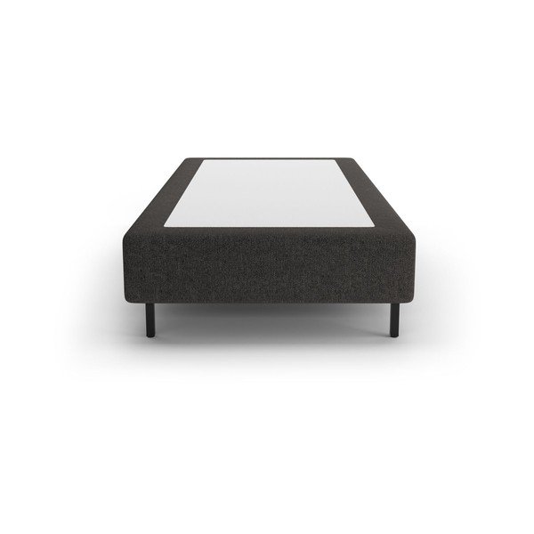 Pat negru tapițat fără tăblie 90x200 cm Whale – Micadoni -image-2