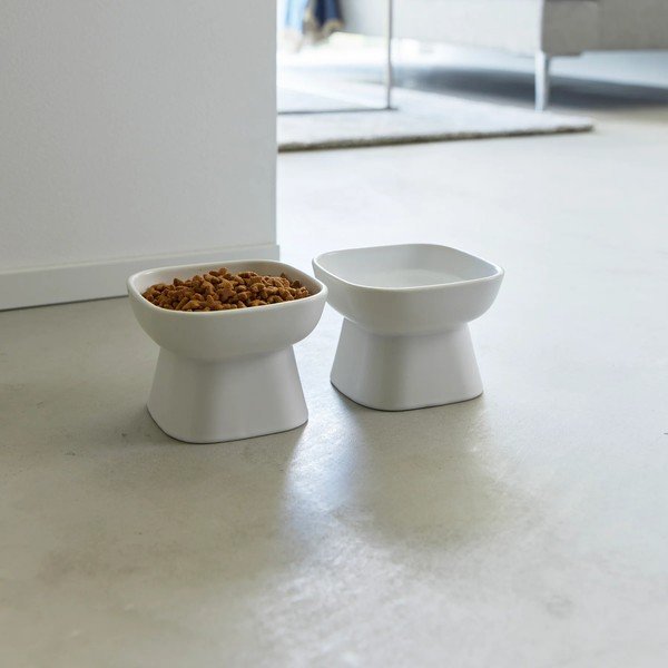 Bol pentru animale de companie din ceramică Tower – YAMAZAKI-image-2