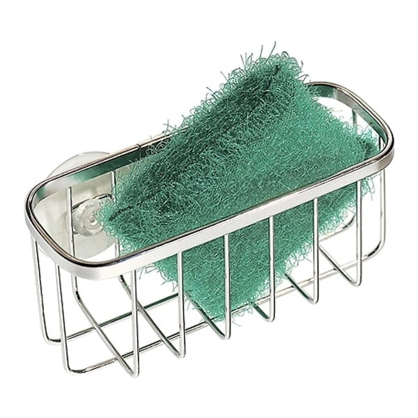 Suport din metal cu ventuze pentru burete iDesign Gia-image-2