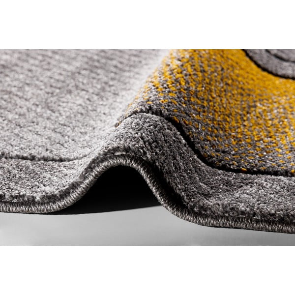 Covor galben ocru-gri 133x190 cm Meteo – FD-image-3