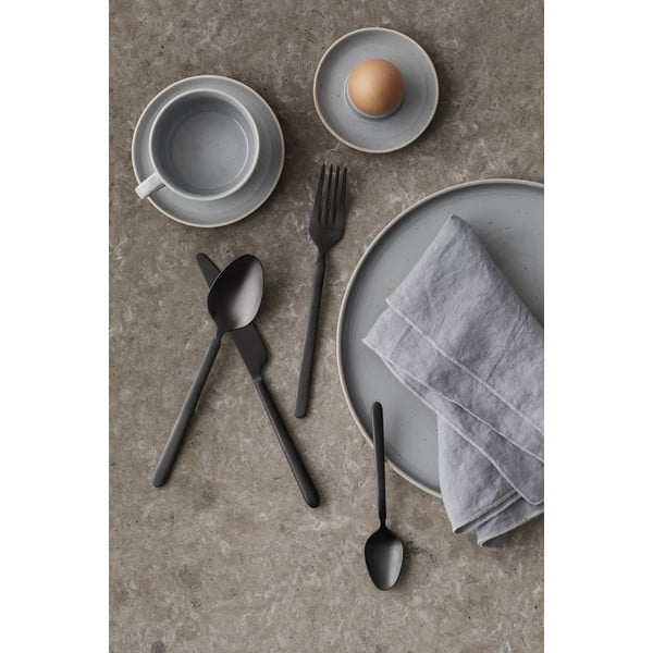 Tacâmuri negre din oțel inoxidabil 16 buc. Stella – Blomus-image-2