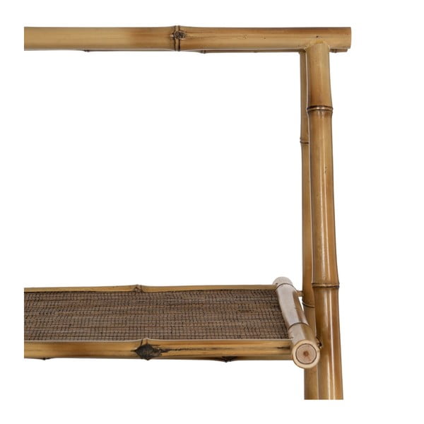Etajeră în culoare naturală din bambus 48x100x45 cm Manali – Ixia-image-2