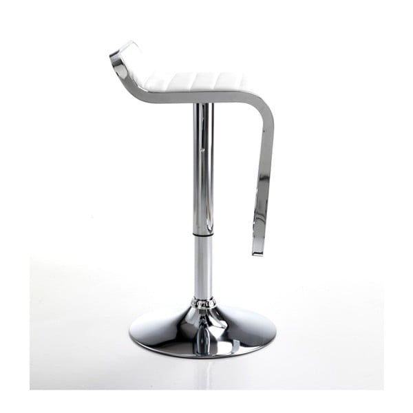 Scaun de bar alb/argintiu 67 cm Snappy – Tomasucci-image-2