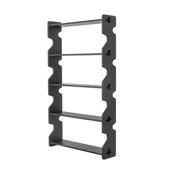 Bibliotecă neagră din lemn de pin 84x140x20 cm Savoya – Bloomingville-image-2