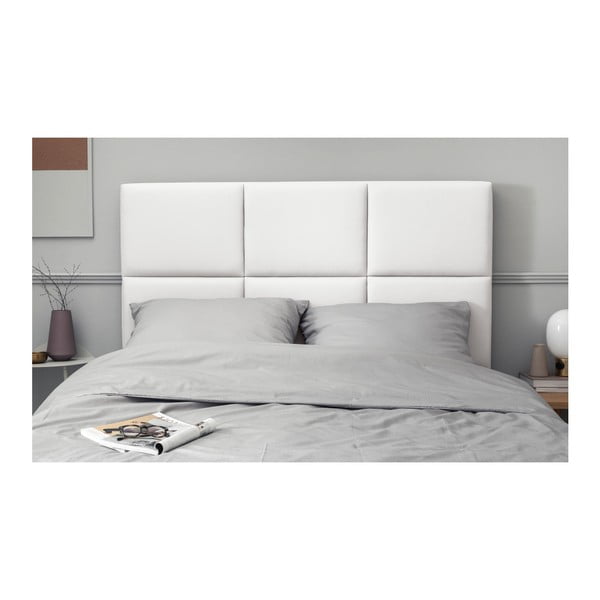 Tăblie tapițată pentru pat THE CLASSIC LIVING Aude, 180 x 120 cm, alb-image-2