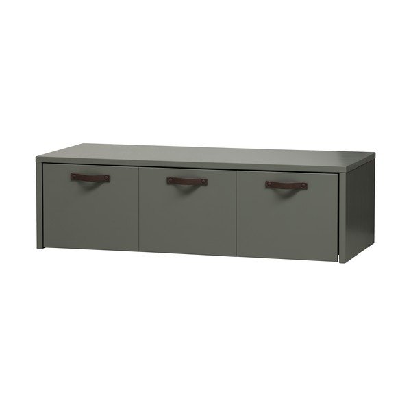 Dulap pentru copii verde-gri din lemn   de pin 120x36 cm Stage – vtwonen-image-2