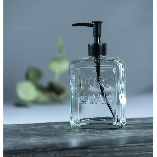 Dozator din sticlă pentru săpun Wenko Pure Soap-image-1