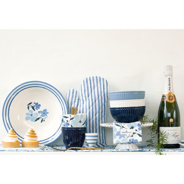 Platou cu picior din ceramică Green Gate Columbine, ø 20 cm, alb-image-1