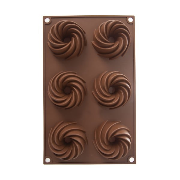 Formă de copt pentru mini-prăjiturele Bundt din silicon 17x28 cm – Orion