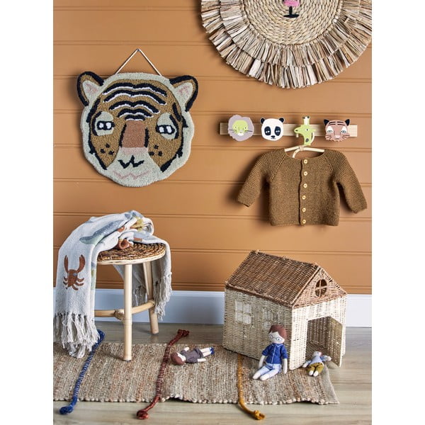 Cuier de perete pentru copii din lemn de pin Sade - Bloomingville Mini-image-1