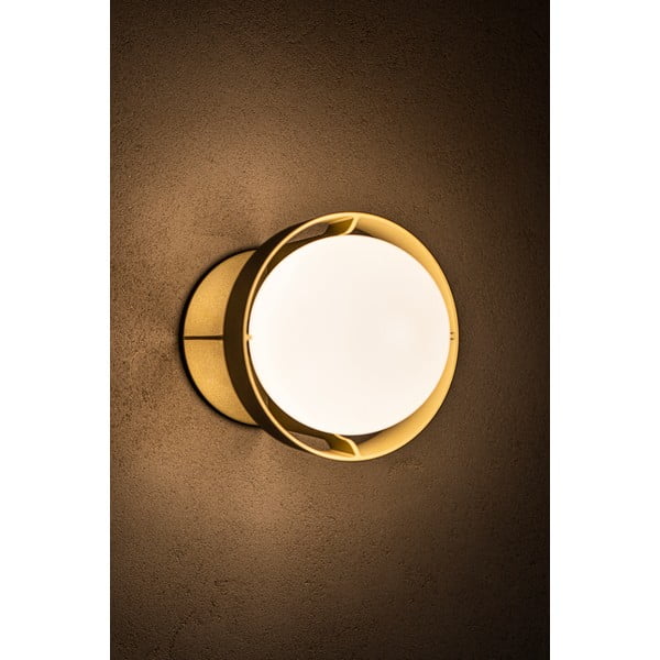 Aplică de perete aurie cu intensitate reglabilă Loop – tala-image-3