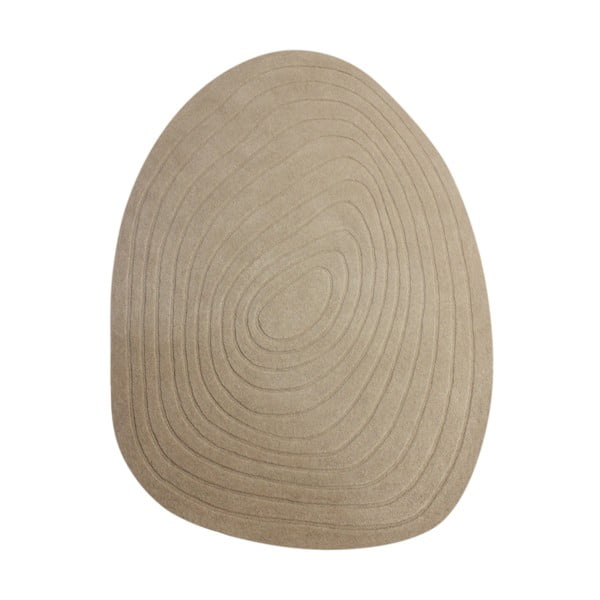 Covor bej din lână 160x230 cm Puddle Wool – Flair Rugs