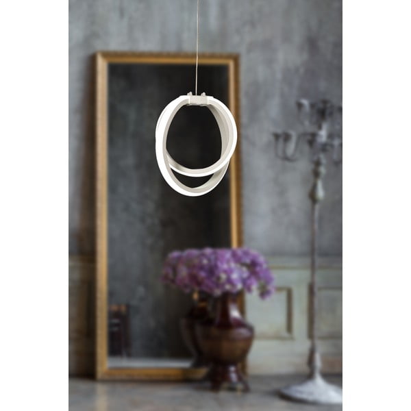 Lustră albă LED din metal ø 25 cm Sezen – Squid Lighting-image-1