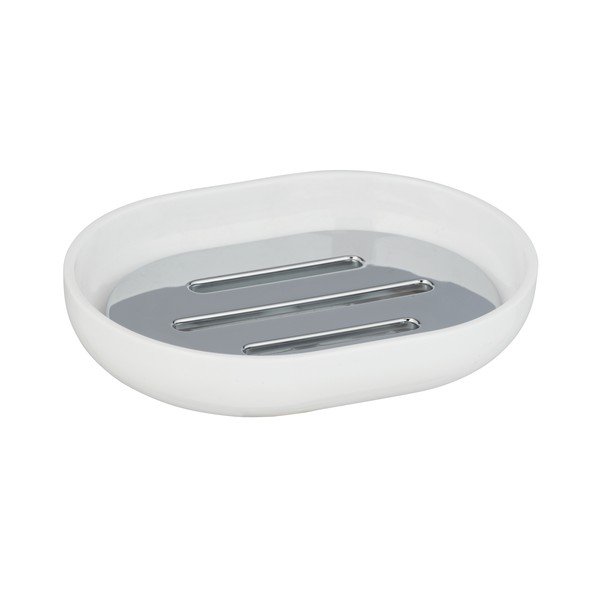 Săpunieră Wenko Posa, cromat - alb-image-2