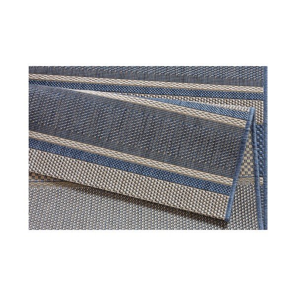 Covor de exterior NORTHRUGS Strap, 80 x 200 cm, albastru-image-2
