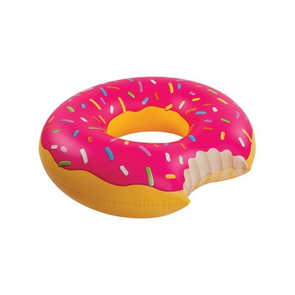 Colac gonflabil Gadgets House Donut, Ø 105 cm, roz