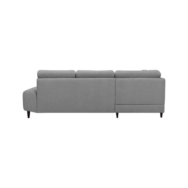 Colțar extensibil cu spațiu de depozitare Windsor & Co Sofas Beta, partea dreaptă, gri deschis-image-2