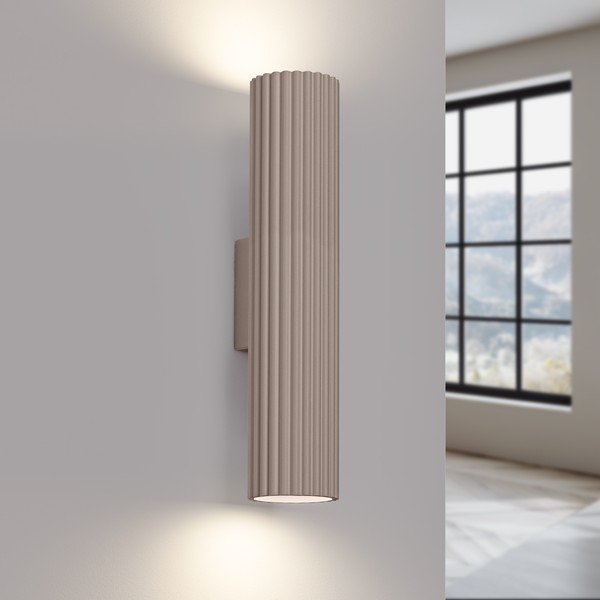 Aplică de perete taupe din metal Gleam – Sollux-image-1