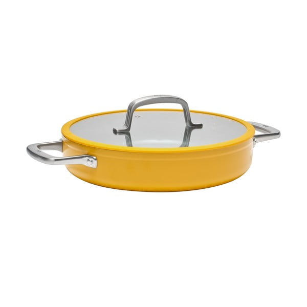 Tigaie cu capac/cu suprafață ceramică ø 28 cm tegame Meda 3.0 – FABINI