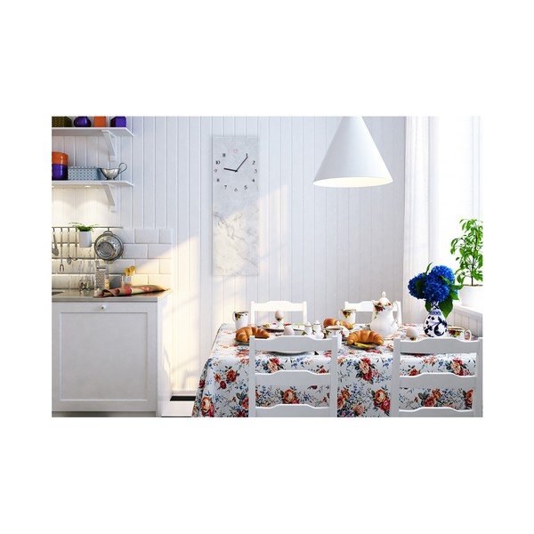 Ceas de perete Styler Glassclock Marble, 20 x 60 cm-image-1