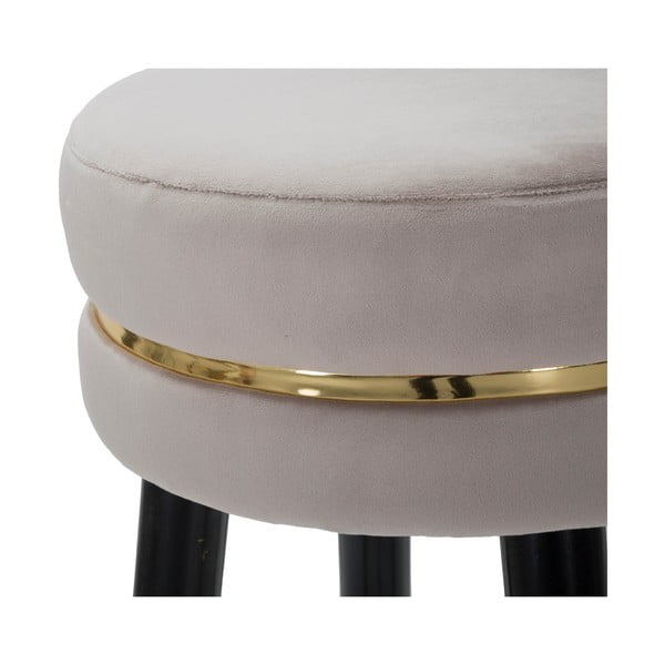 Scaun de bar gri deschis tapițat (înălțime șezut 74 cm) Paris – Mauro Ferretti-image-3