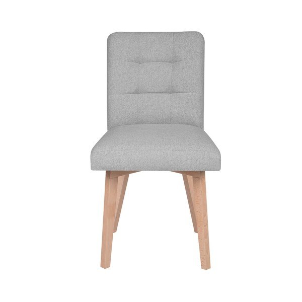 Scaun Mazzini Sofas Tulip, gri deschis