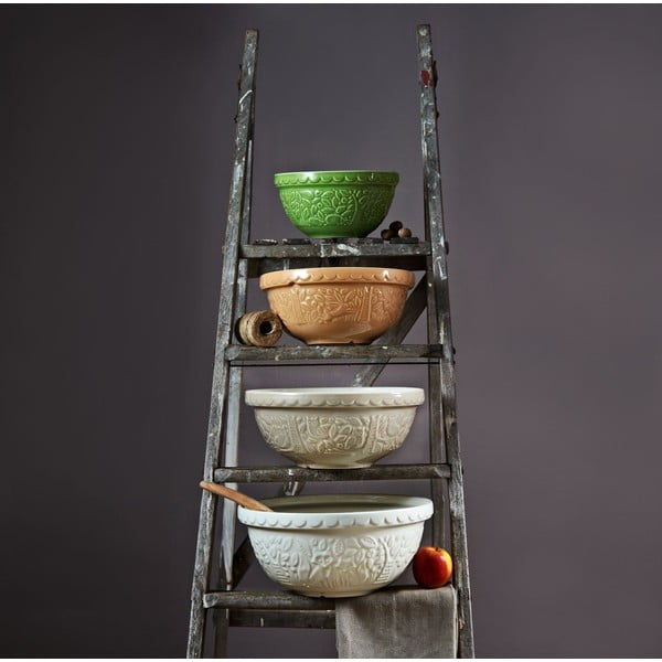 Boluri mici albe/bej 4 buc. din gresie 200 ml Original Cane – Mason Cash-image-3