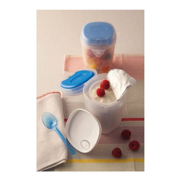 Cutie și lingură pentru iaurt Snips Drip, 500 ml-image-3