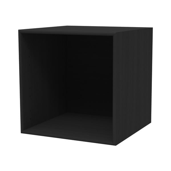 Raft de perete WOOD AND VISION Choice, 39,7 x 39,7 x 25 x 25 cm, negru