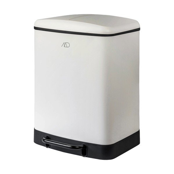 Coș de gunoi alb de reciclat/cu pedală din metal 24 l Wonda – Mette Ditmer Denmark