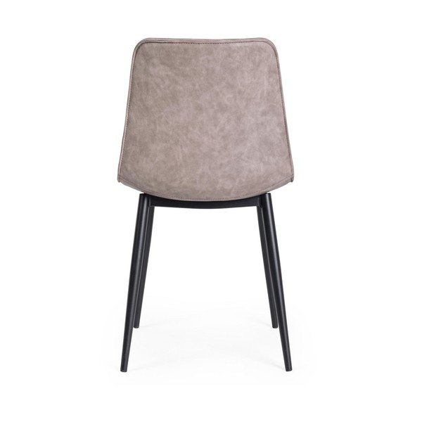 Scaun de dining bej tapițat Kyra – Bizzotto-image-4